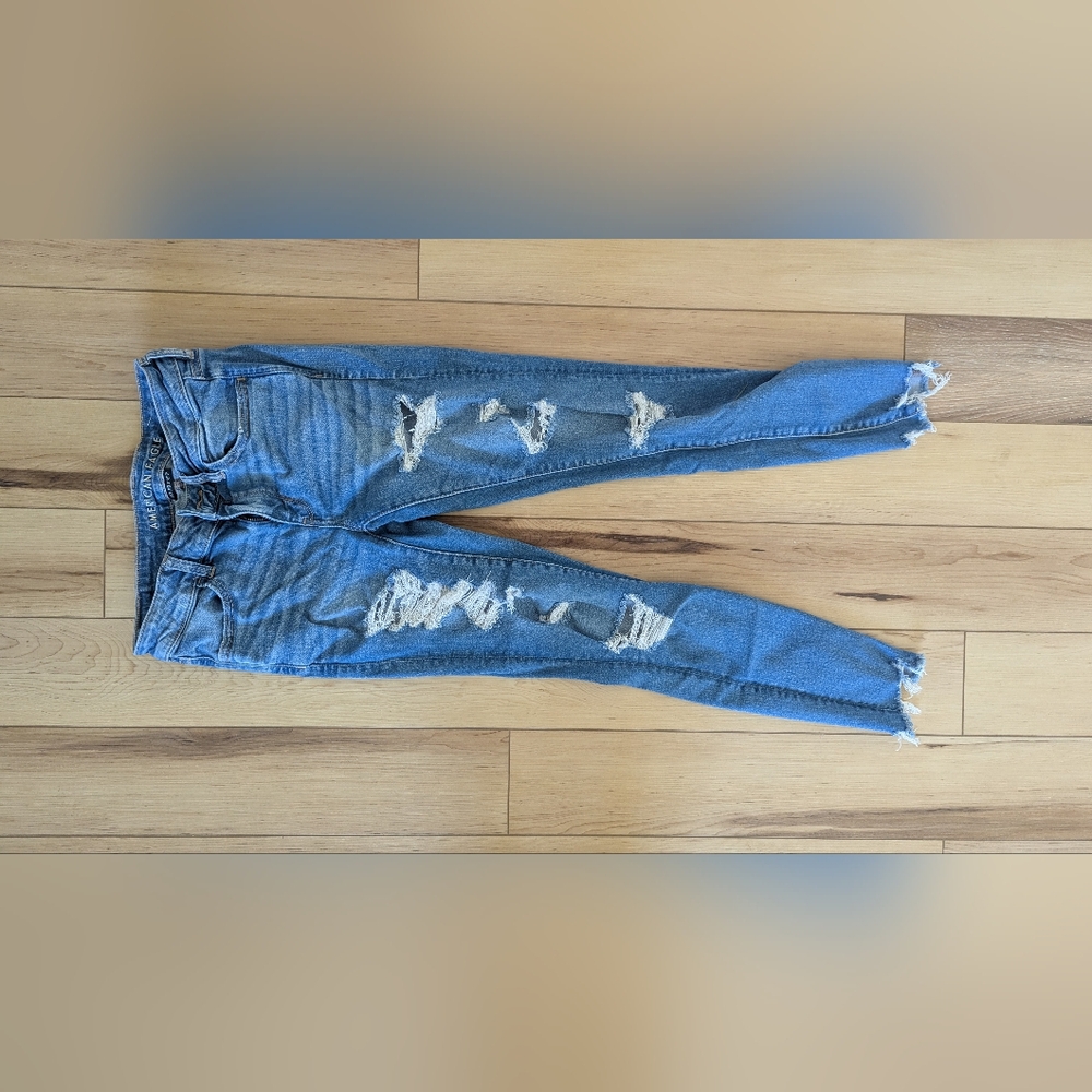 AE destroyed jeggings